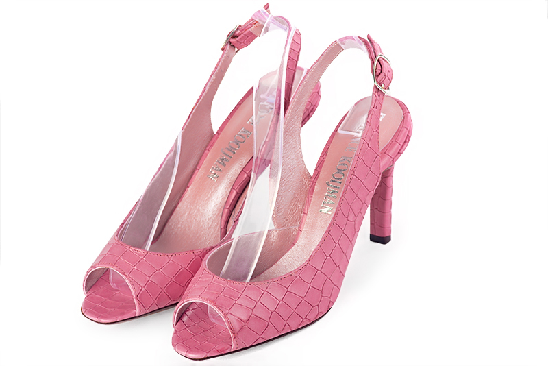 Sandales habillées rose camélia pour femme - Florence KOOIJMAN