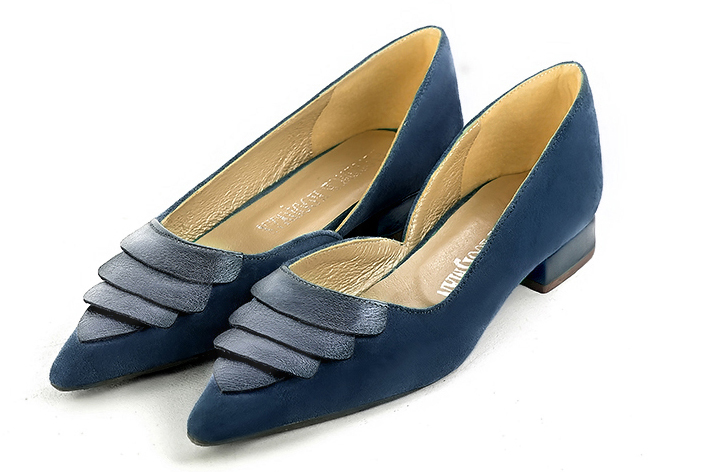 Escarpins habillés bleu denim - Florence KOOIJMAN