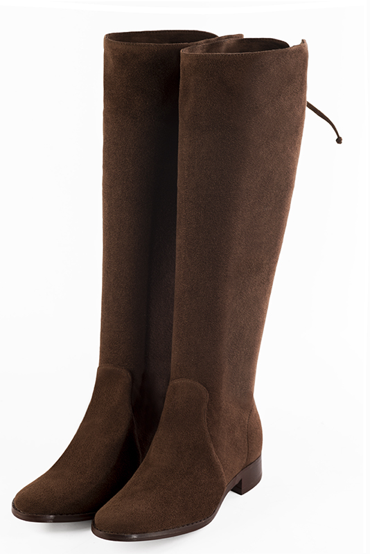 Bottes habillées marron chocolat pour femme - Florence KOOIJMAN