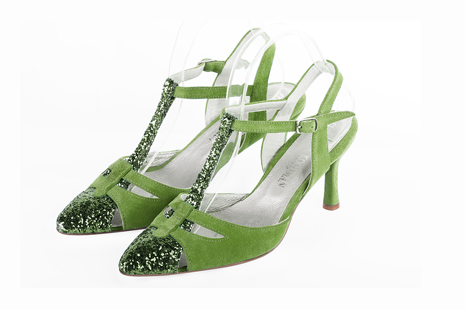 Chaussures habillées vert pastel pour femme - Florence KOOIJMAN
