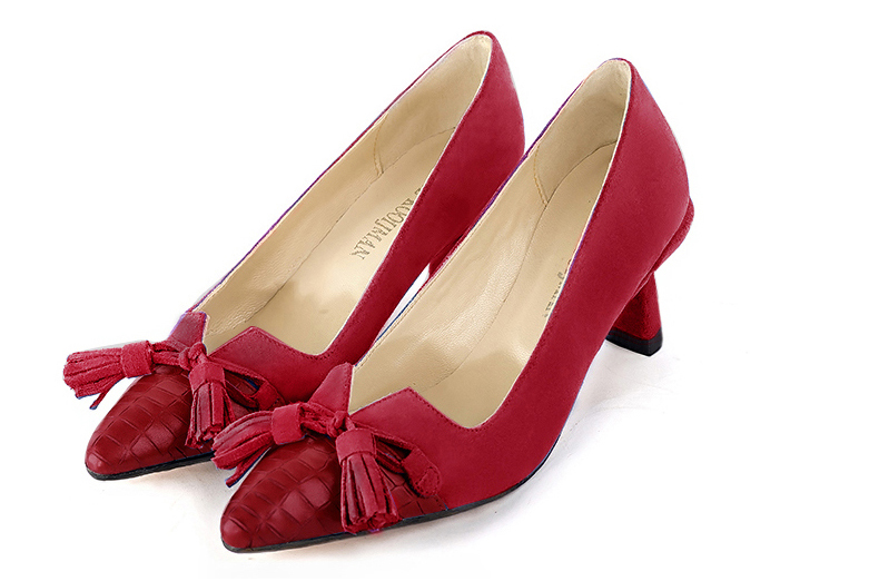 Escarpins habillés rouge carmin - Florence KOOIJMAN