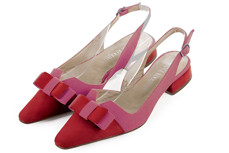 Chaussures habillées rose pétunia pour femme - Florence KOOIJMAN