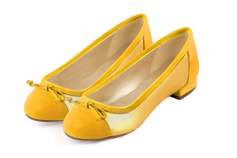 Ballerines habillées jaune soleil - Florence KOOIJMAN