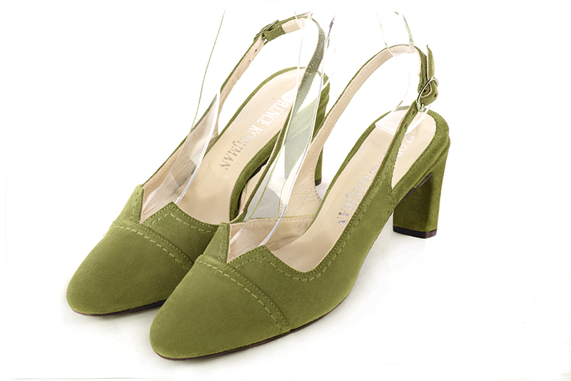 Chaussures habillées vert pistache pour femme - Florence KOOIJMAN