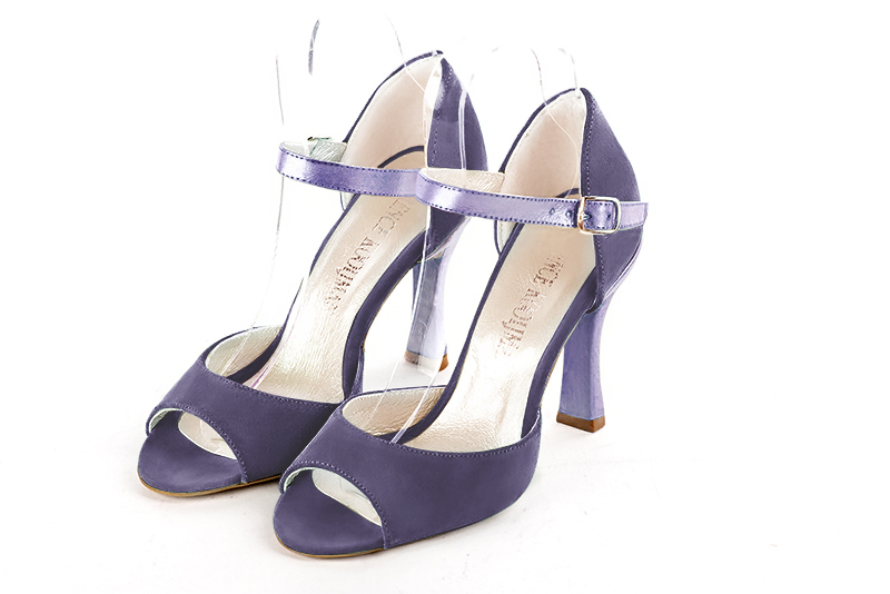 Sandales habillées violet parme pour femme - Florence KOOIJMAN
