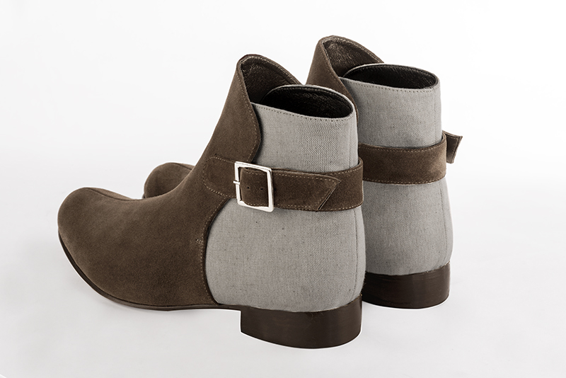 Chaussures homme grande pointure Florence KOOIJMAN - Boots Homme Biker et bimatière Beige et Marron, du 39 au 46, personnalisable en Camel Marine Noir Vert Marron et Gris