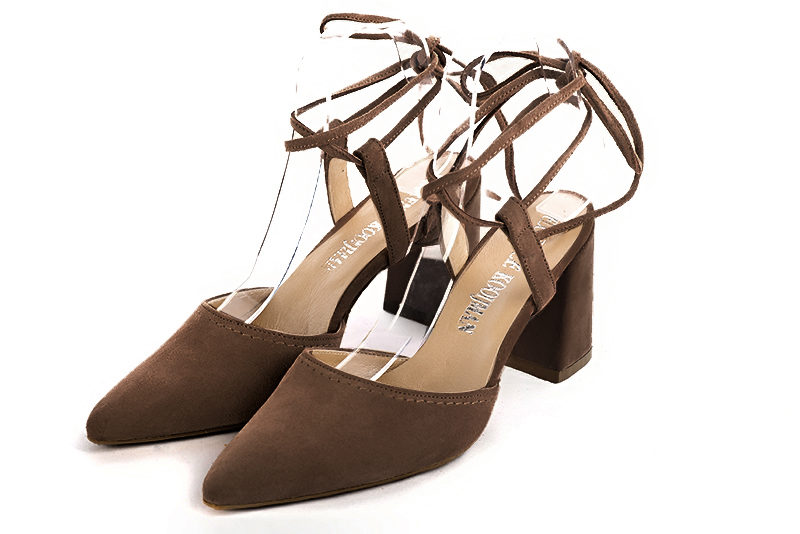 Chaussures habillées marron chocolat pour femme - Florence KOOIJMAN
