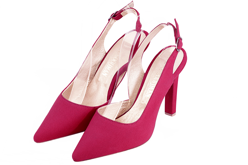 Chaussures habillées rouge framboise pour femme - Florence KOOIJMAN