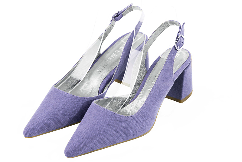 Chaussures habillées violet lavande pour femme - Florence KOOIJMAN