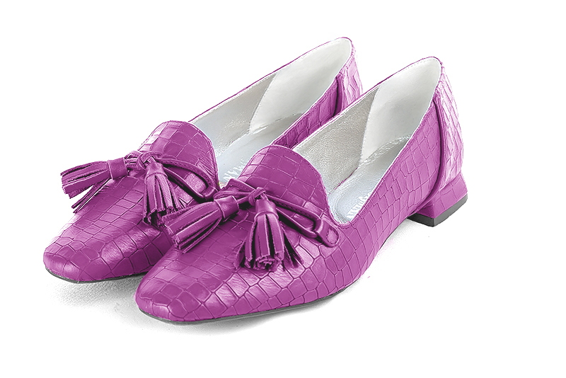 Mocassins habillés violet mauve pour femme - Florence KOOIJMAN