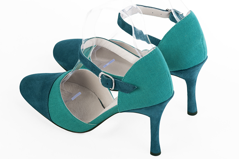Chaussures haut de gamme Florence KOOIJMAN - Escarpin Bleu Canard, du 35 au 43