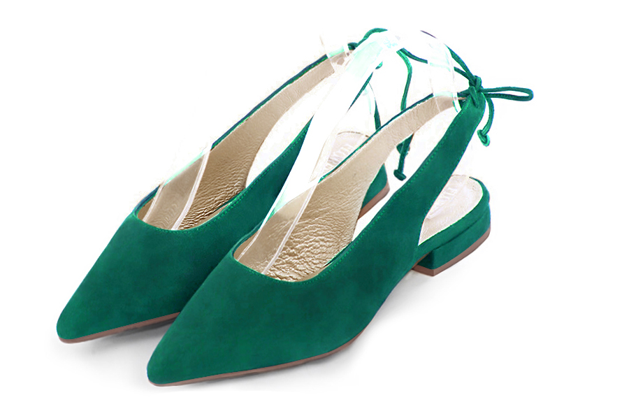 Chaussures habillées vert émeraude pour femme - Florence KOOIJMAN