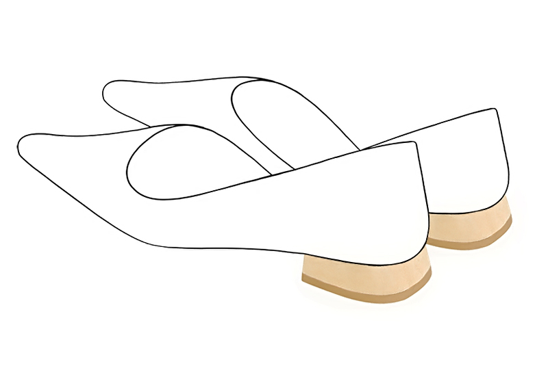 Chaussures et maroquinerie Florence KOOIJMAN - Talon bottier plat, légèrement en "patte d'éléphant" 