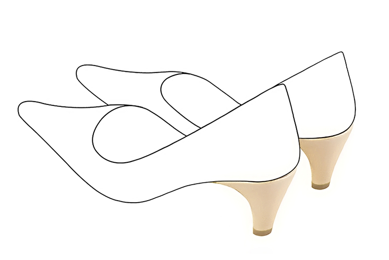 Chaussures et maroquinerie Florence KOOIJMAN - Élégant petit talon, avec un pied sur l'arrière