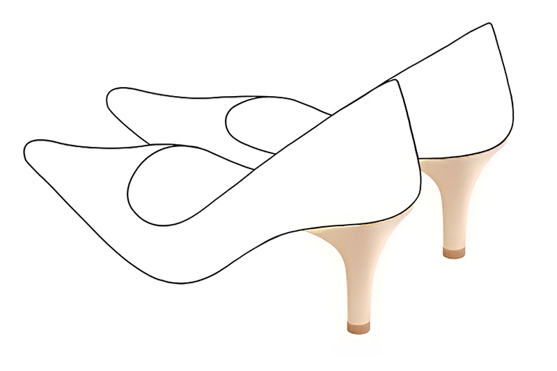Chaussures et maroquinerie Florence KOOIJMAN - Talon d'une hauteur de 7.5 centimètres, avec un pied fin, légèrement cintré