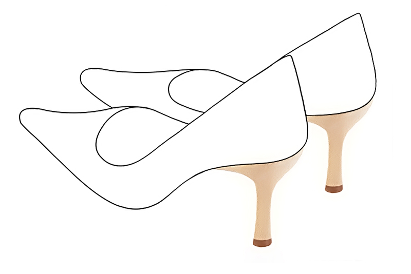 Chaussures et maroquinerie Florence KOOIJMAN - Talon avec un pied fin d'une hauteur de 8 centimètres