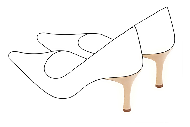 Chaussures et maroquinerie Florence KOOIJMAN - Talon avec un pied très fin d'une hauteur de 8 centimètres