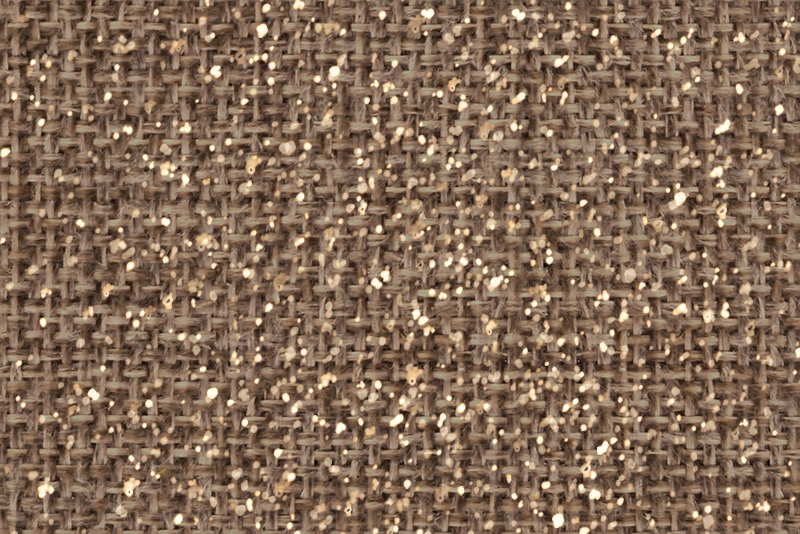 Tissu uni : Chiné marron caramel - Personnalisation Florence KOOIJMAN