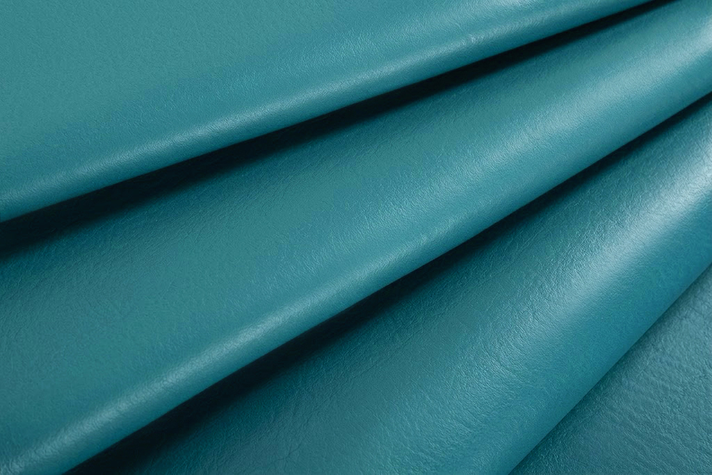 Cuir lisse bleu turquoise pour escarpins, pochettes, baskets, bottines, bottes - Florence KOOIJMAN