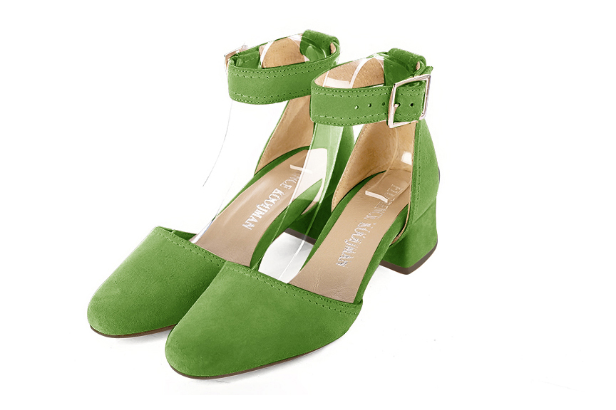Chaussures habillées vert anis pour femme - Florence KOOIJMAN