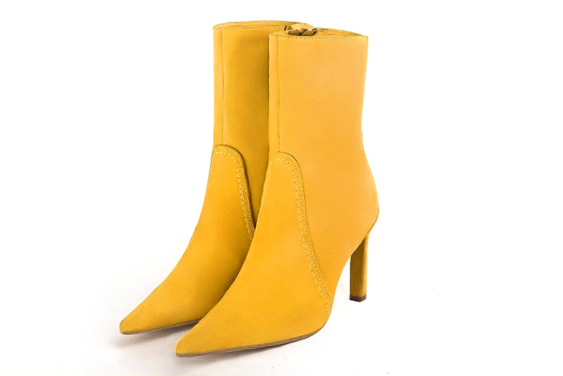 Bottines habillées jaune soleil pour femme - Florence KOOIJMAN