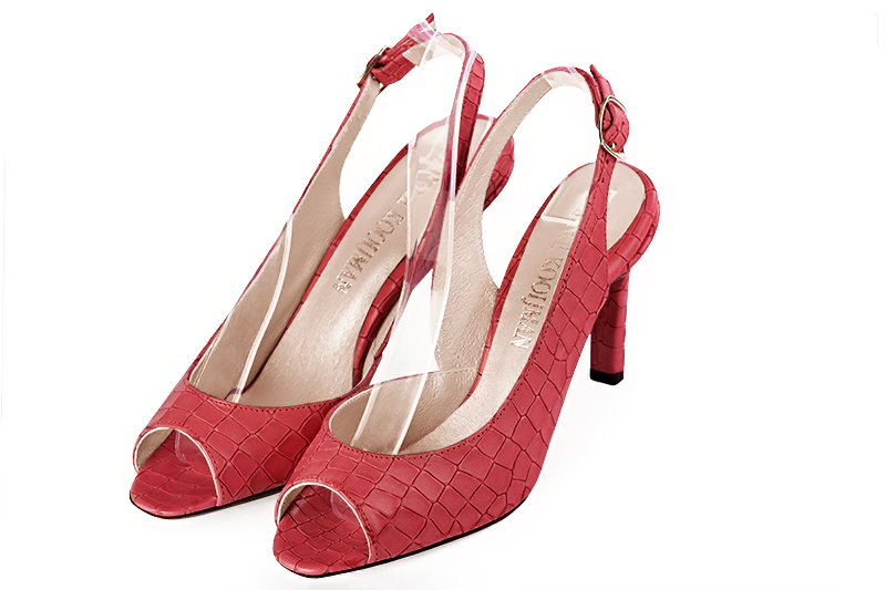 Sandales habillées rouge carmin pour femme - Florence KOOIJMAN