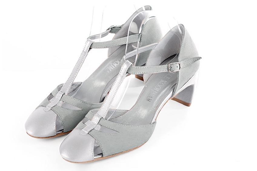 Chaussures habillées gris perle pour femme - Florence KOOIJMAN