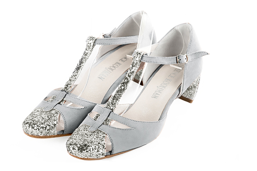 Chaussures habillées gris perle pour femme - Florence KOOIJMAN