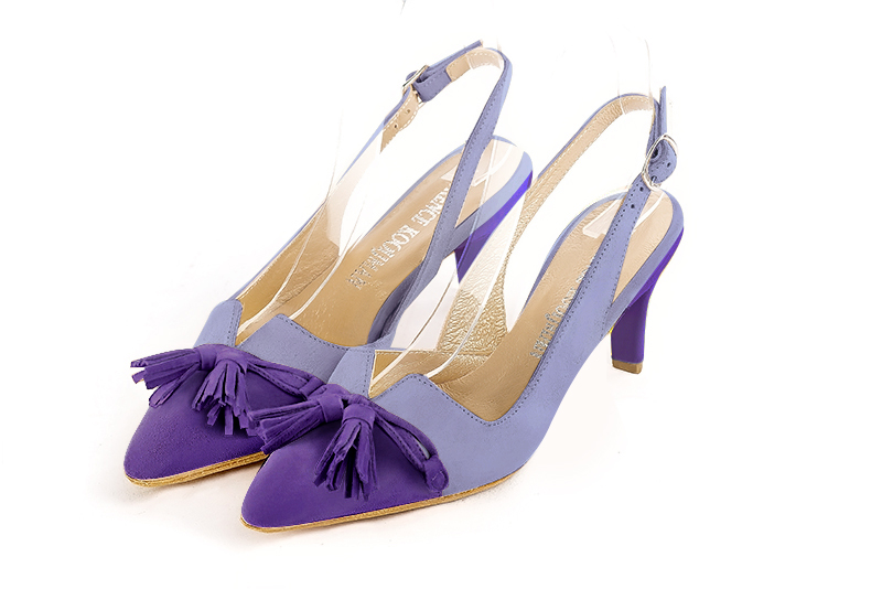 Chaussures habillées violet outremer pour femme - Florence KOOIJMAN