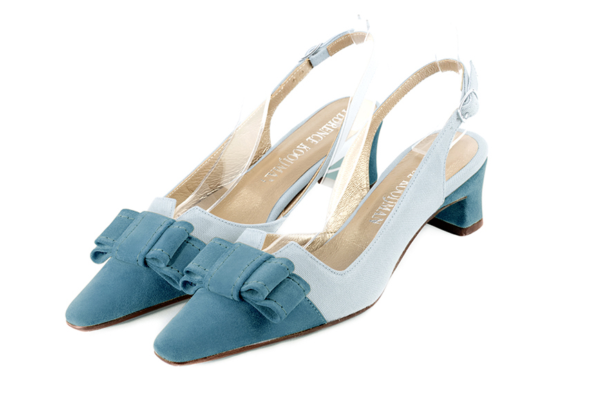 Chaussures habillées bleu canard pour femme - Florence KOOIJMAN