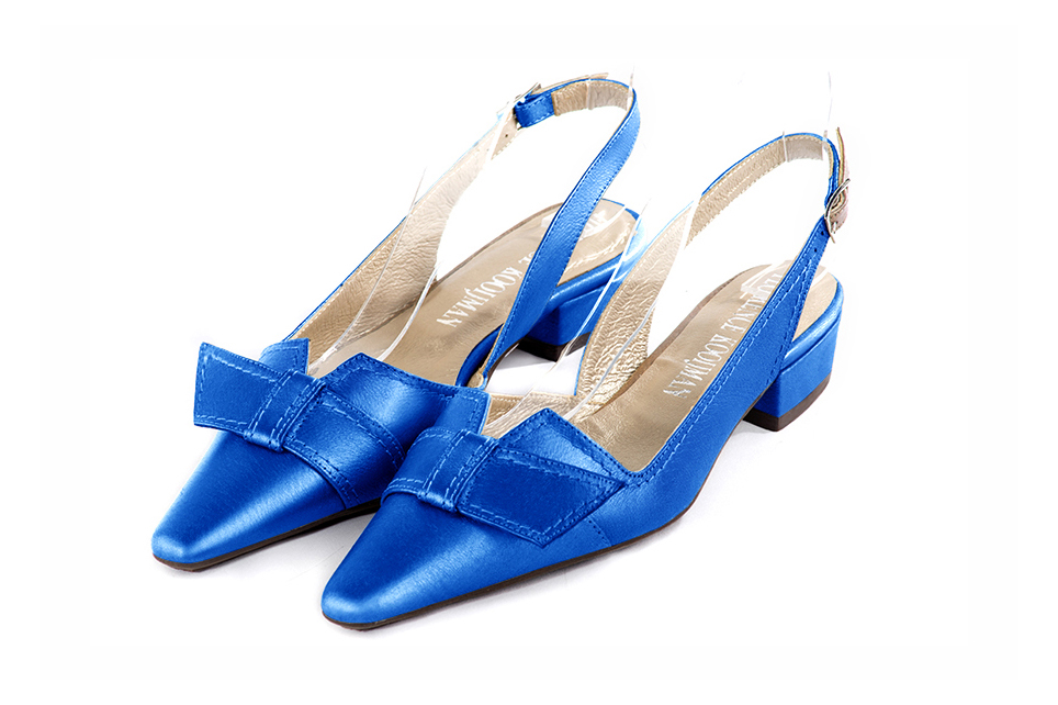 Chaussures habillées bleu électrique pour femme - Florence KOOIJMAN