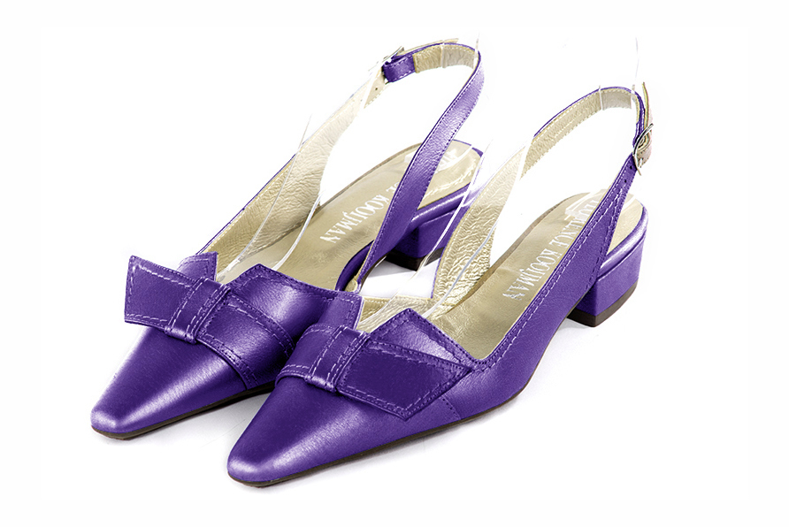 Chaussures habillées violet améthyste pour femme - Florence KOOIJMAN