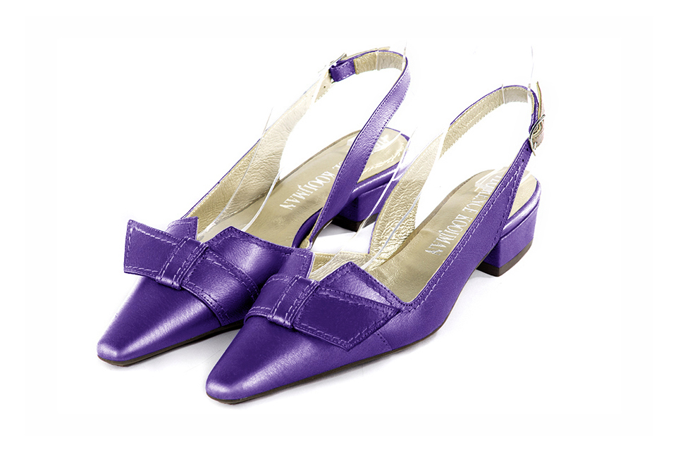 Chaussures habillées violet améthyste pour femme - Florence KOOIJMAN
