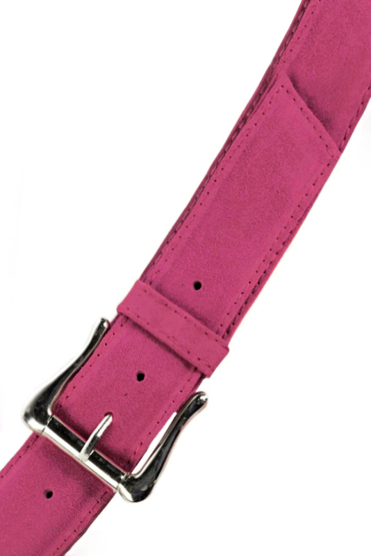 Ceinture femme  rose fuchsia. Personnalisation. Vue du dessus - Florence KOOIJMAN