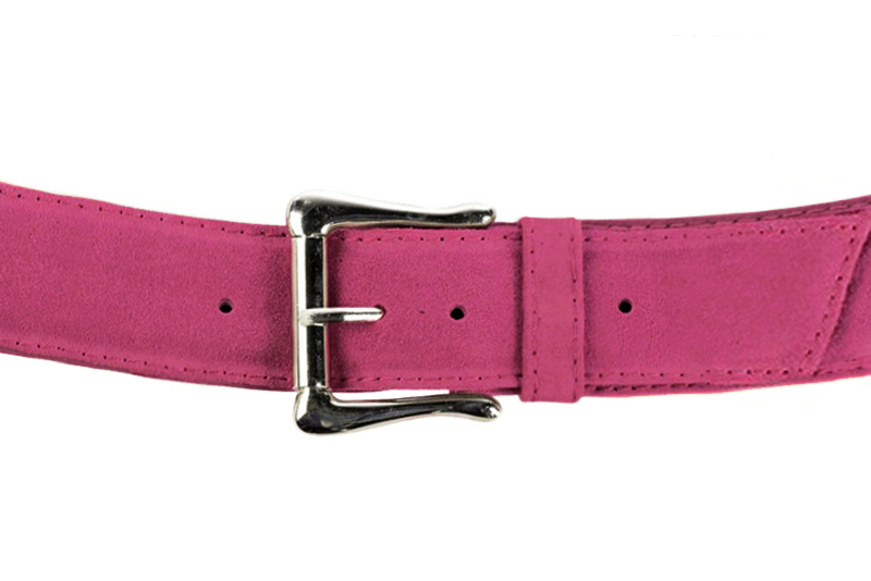 Ceinture femme  rose fuchsia. Personnalisation Vue avant - Florence KOOIJMAN