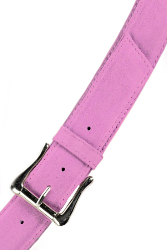 Ceinture femme  violet mauve. Personnalisation. Vue du dessus - Florence KOOIJMAN