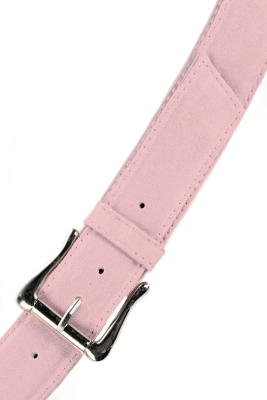 Ceinture femme  rose pâle. Personnalisation. Vue du dessus - Florence KOOIJMAN