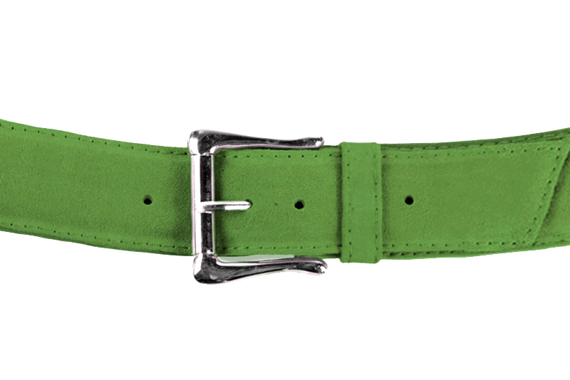 Ceinture femme  vert anis. Personnalisation Vue avant - Florence KOOIJMAN