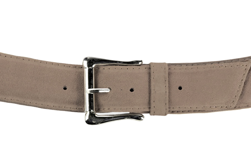 Ceinture femme  beige sahara. Personnalisation Vue avant - Florence KOOIJMAN