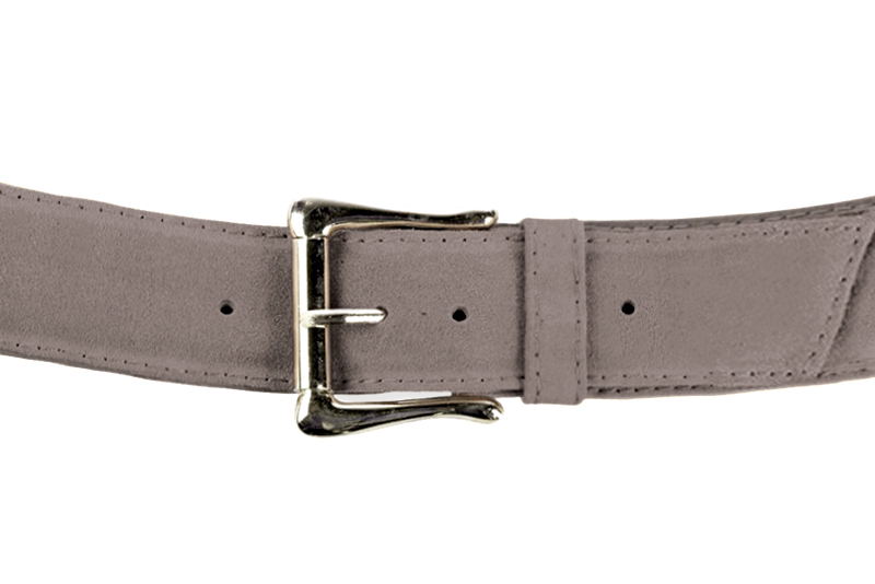 Ceinture femme  beige mastic. Personnalisation Vue avant - Florence KOOIJMAN