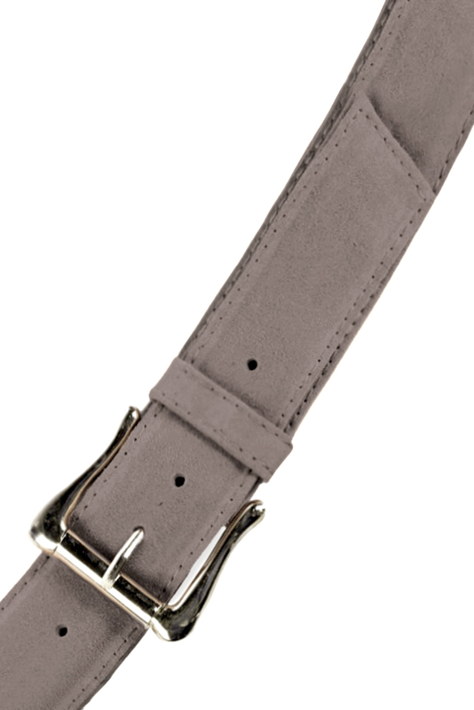 Ceinture femme  beige mastic. Personnalisation. Vue du dessus - Florence KOOIJMAN