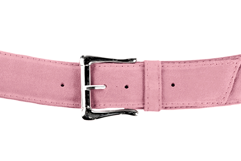 Ceinture femme  rose camélia. Personnalisation Vue avant - Florence KOOIJMAN