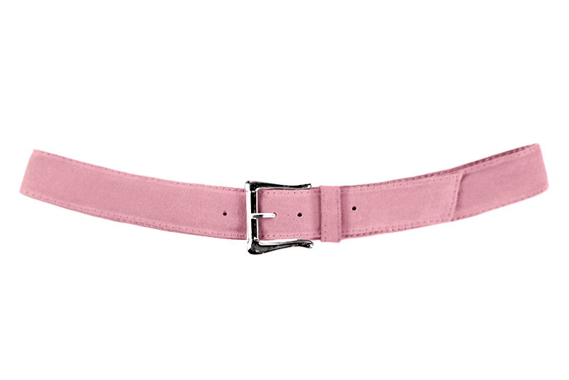 Ceinture femme  rose camélia. Personnalisation. Vue de profil - Florence KOOIJMAN