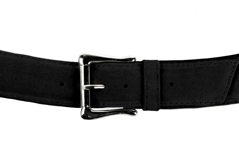 Ceinture femme  noir mat. Personnalisation Vue avant - Florence KOOIJMAN