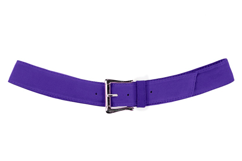 Ceinture femme  violet outremer. Personnalisation. Vue de profil - Florence KOOIJMAN