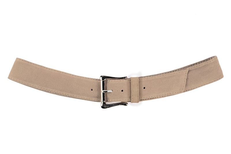 Ceinture femme  beige sahara. Personnalisation. Vue de profil - Florence KOOIJMAN