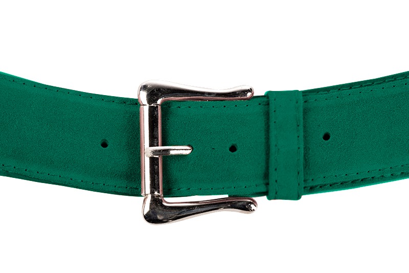 Ceinture femme  vert émeraude. Personnalisation Vue avant - Florence KOOIJMAN