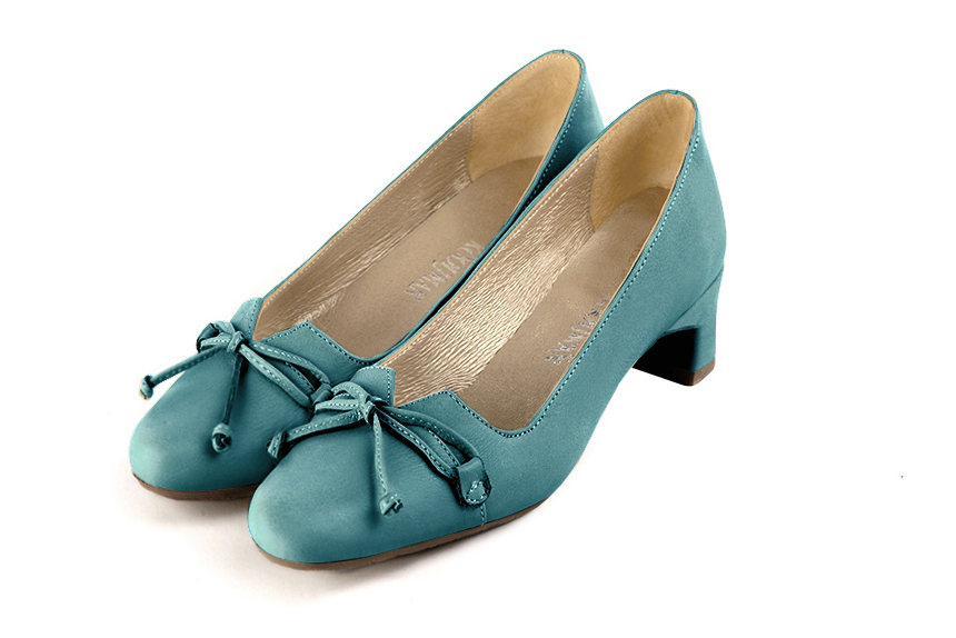 Escarpins habillés bleu turquoise - Florence KOOIJMAN