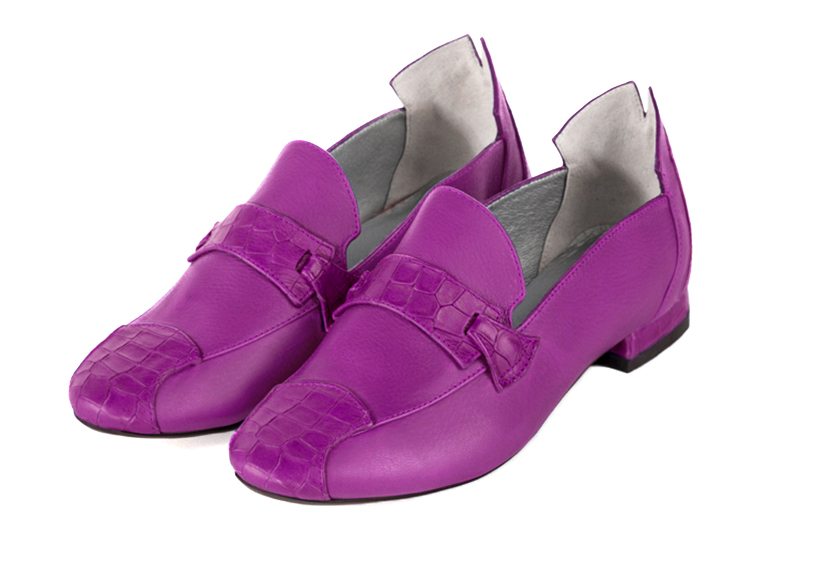 Mocassins habillés violet mauve pour femme - Florence KOOIJMAN