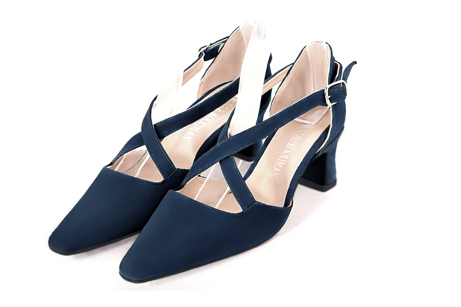 Chaussures habillées bleu marine pour femme - Florence KOOIJMAN